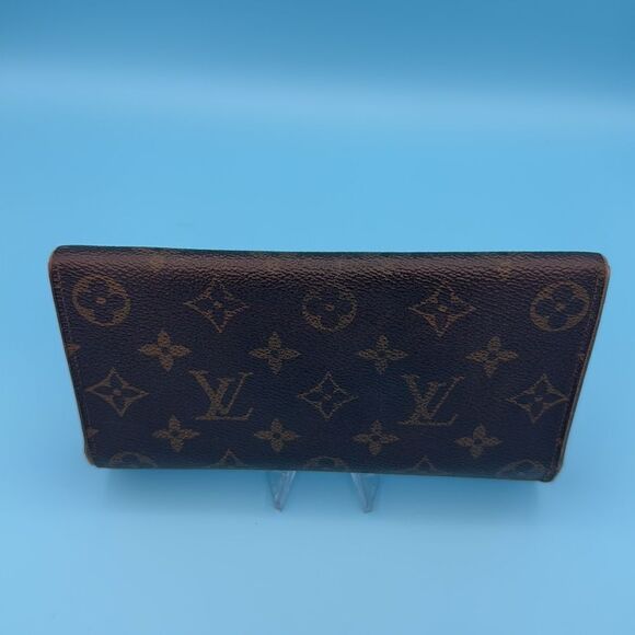 Louis Vuitton-Brown Monogram Portefeuille International Long Wallet - Picture 6 of 10